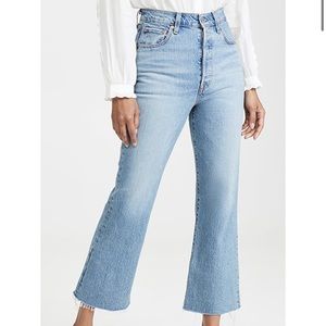 Levi’s ribcage crop flare jeans